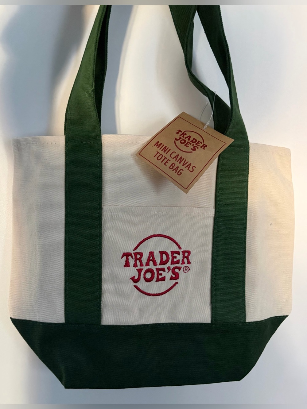 Trader Joe’s mini canvas tote